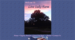 Desktop Screenshot of live-oaks.com